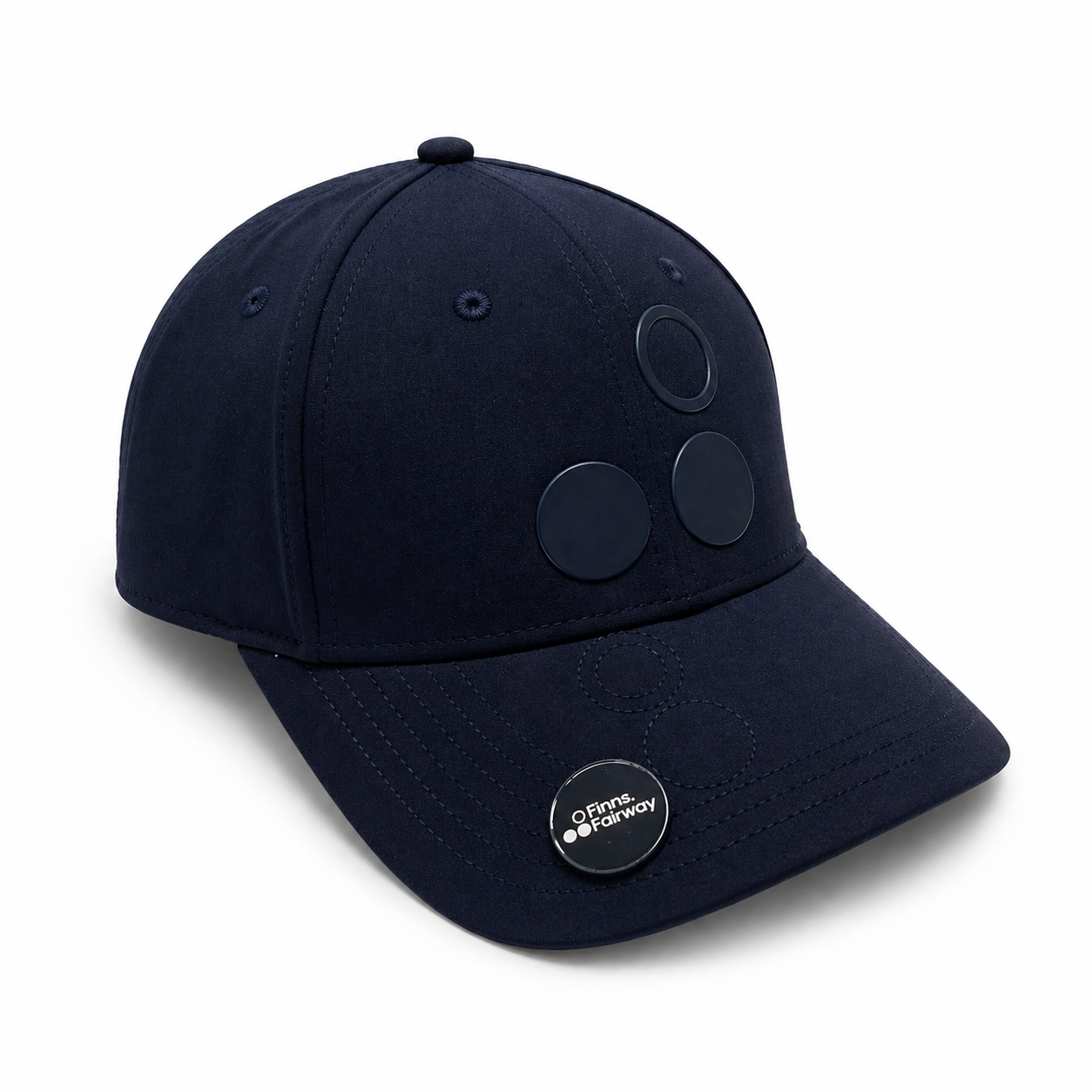Finns.Fairway Caps– Marine/Marine - Med markør