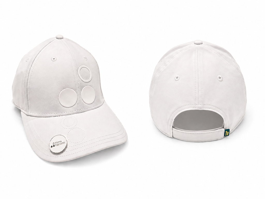 Finns.Fairway Caps– Hvit/Hvit - med markør