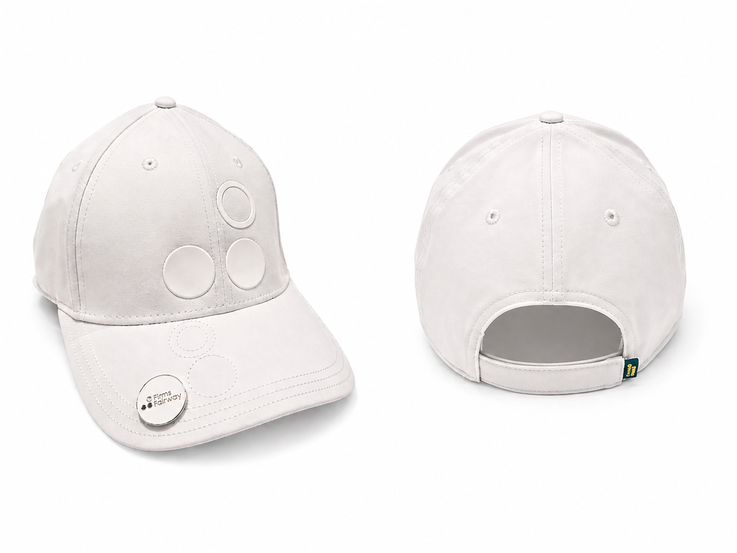 Finns.Fairway Caps– Hvit/Hvit - med markør