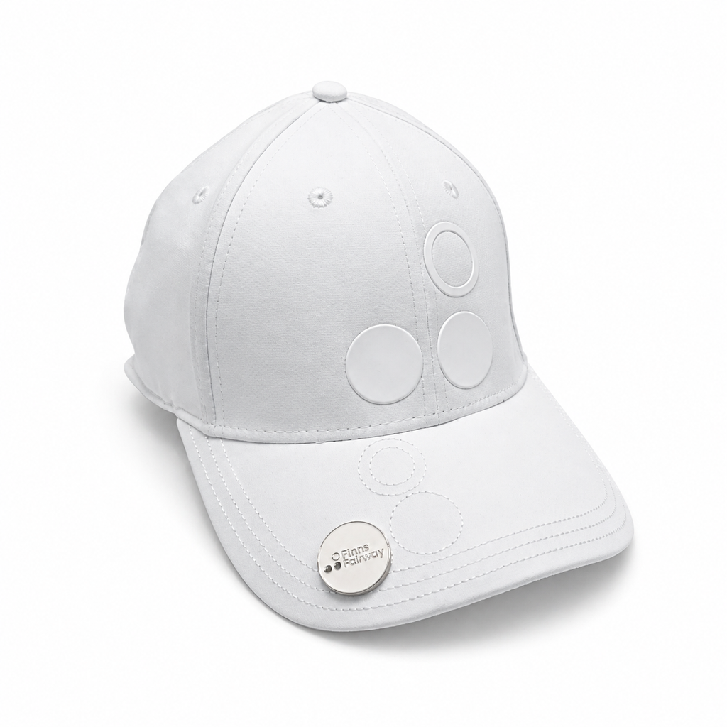 Finns.Fairway Caps– Hvit/Hvit - med markør