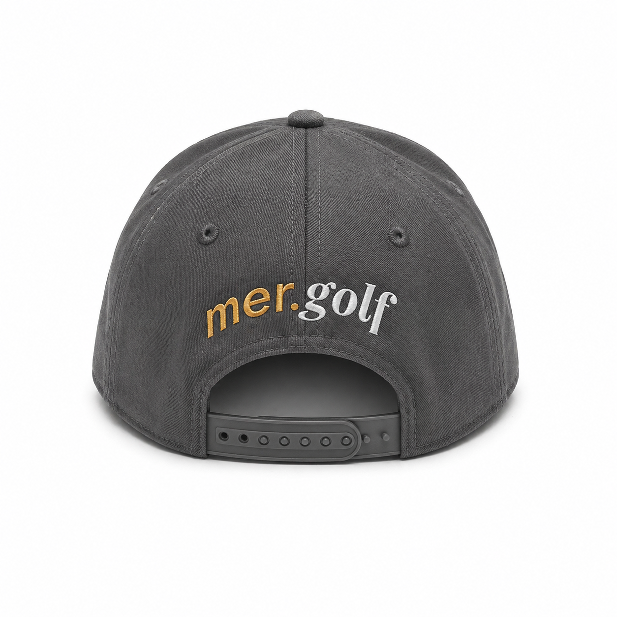 Finns.Fairway Caps– Grå/Gul - mer.golf logo
