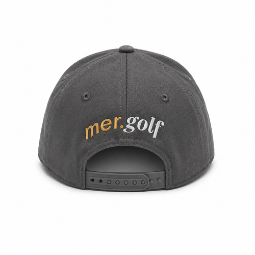 Finns.Fairway Caps– Grå/Gul - mer.golf logo