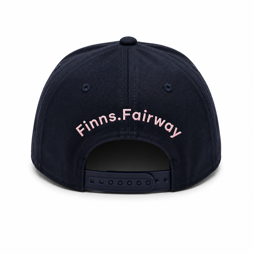 Finns.Fairway Caps– Marine/Rosa