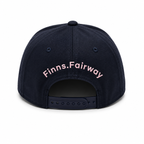 Finns.Fairway Caps– Marine/Rosa